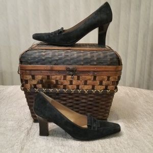 Salvatore Ferragamo Heeled Loafer Pumps, Size 6B